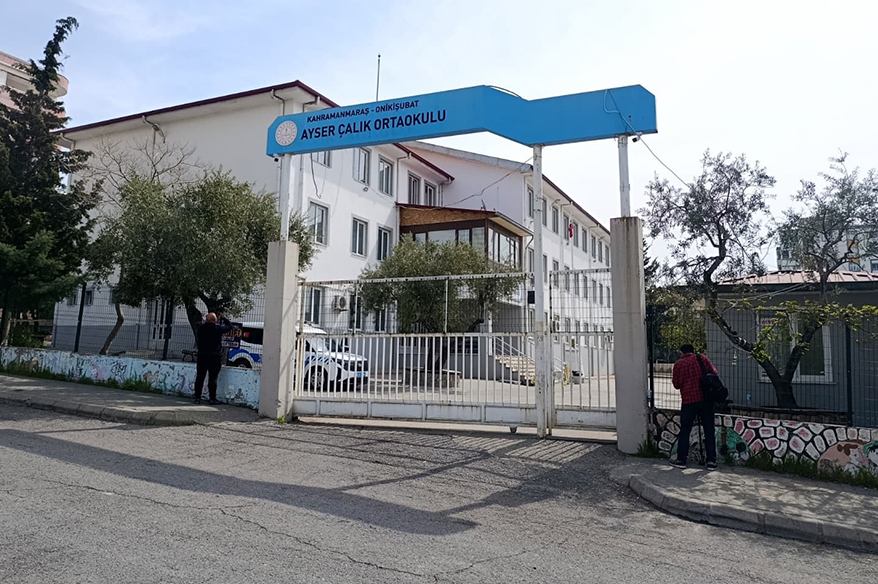 Saldırının olduğu okulda sessizlik hakim