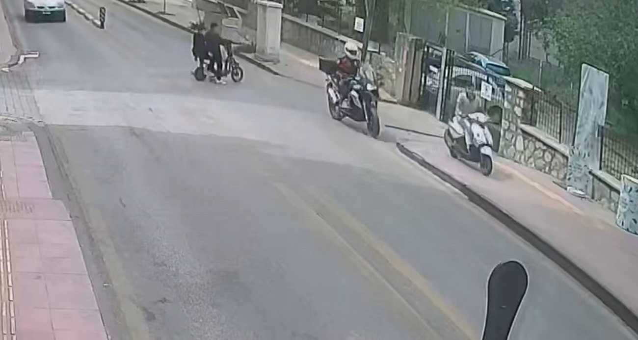 Aydın’ın Efeler ilçesinde polis ekiplerinin ’dur’ ihtarına uymayıp trafik kurallarını hiçe sayarak kaldırımdan ilerleyen ve vatandaşlara korku dolu anlar yaşatan şahıs kovalamaca sonucu yakalandı. Yaşı küçük ve ehliyetsiz olduğu tespit edilen şahsa ve motosikletin ruhsat sahibine yaklaşık 500 bin TL’lik cezai işlem uygulanırken, yaşanan kovalamaca ise güvenlik kameralarına yansıdı.