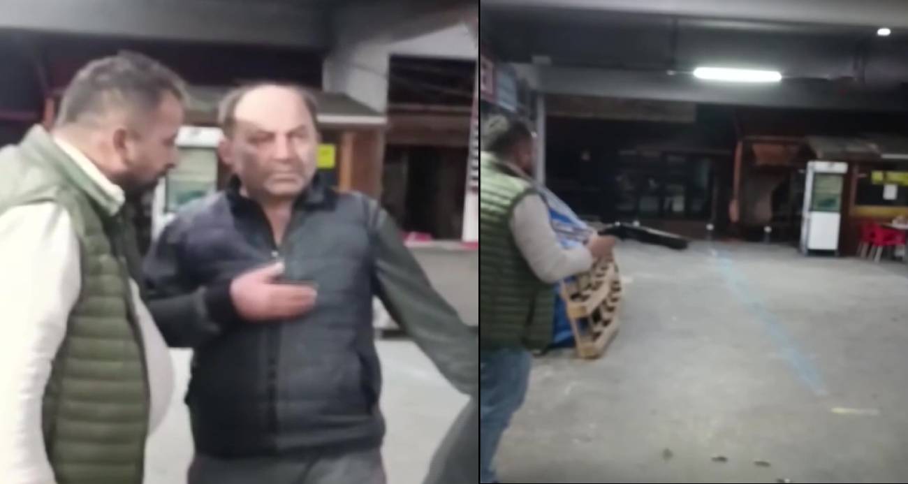 Zonguldak’ın Devrek ilçesinde bir iş yerine düzenlenen silahlı saldırı anı cep telefonu kamerasıyla anbean kaydedildi. Saldırı sırasında iş yerinde kimsenin bulunmaması facianın önüne geçti.