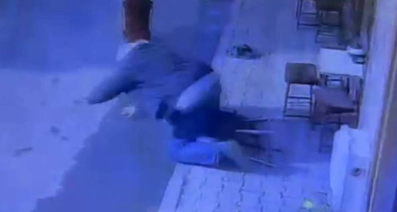 Taburede uyudu, yerde uyandı