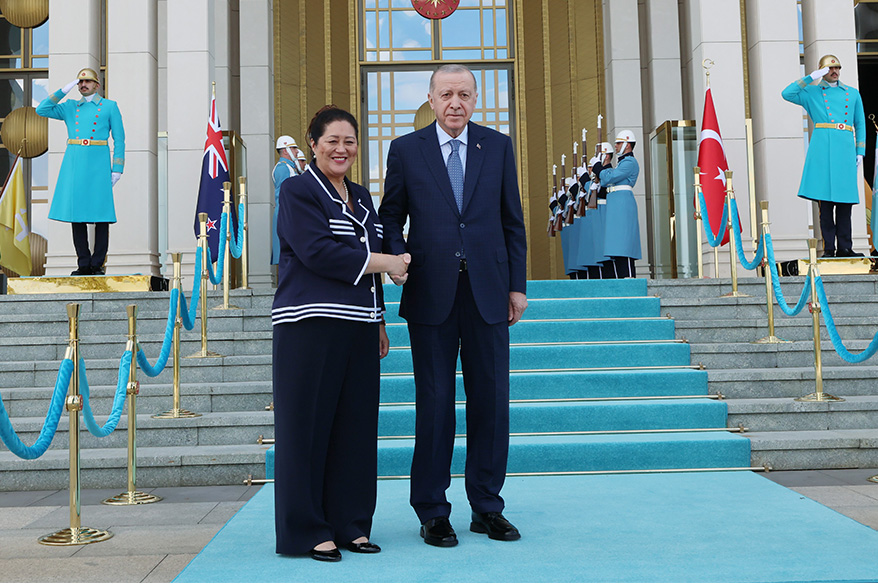 Cumhurbaşkanı Erdoğan, Yeni Zelanda Genel Valisi Kiro’yu kabul etti