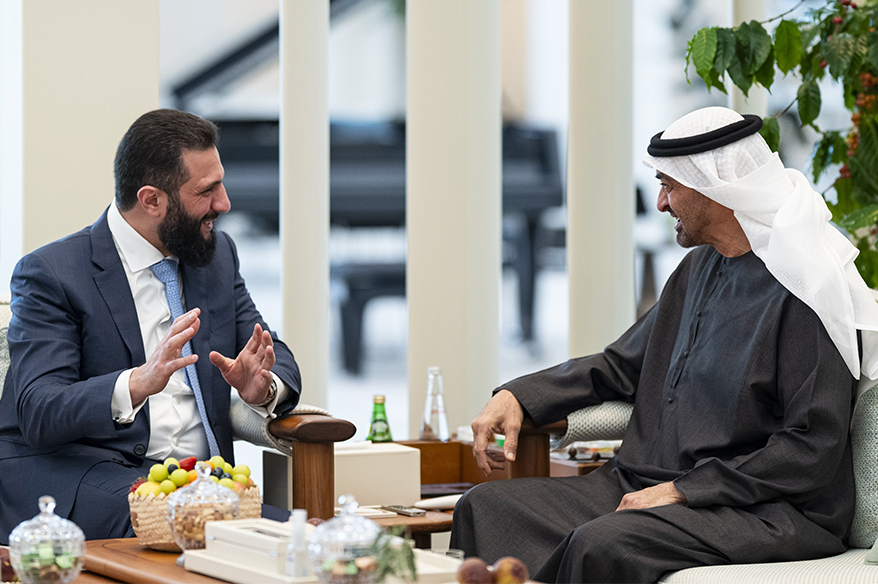 Suriye Devlet Başkanı Eş-Şara, BAE'de