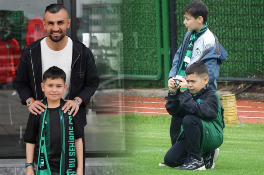 Serdar Dursun’dan minik taraftara jest