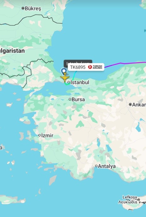 İran’da mahsur kalan THY uçağı yurda döndü