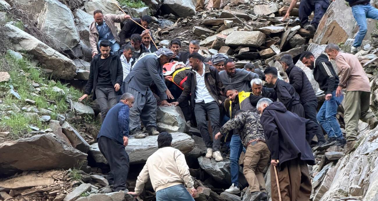 Şırnak’ın Beytüşşebap ilçesinde pancar toplamak için yüksek bölgeye çıkan şahıs, kayalıklardan düşerek yaralandı.