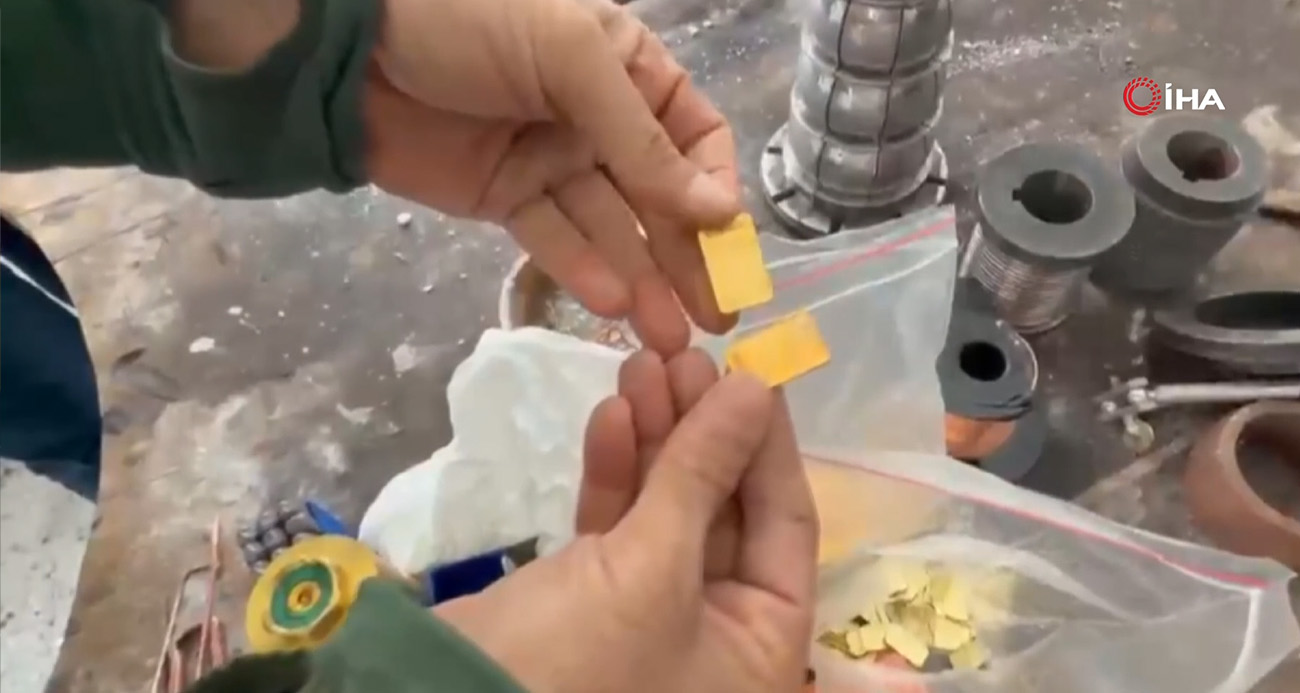 Sahte altın üretip satan şüphelilere operasyon: 8 kişi yakalandı