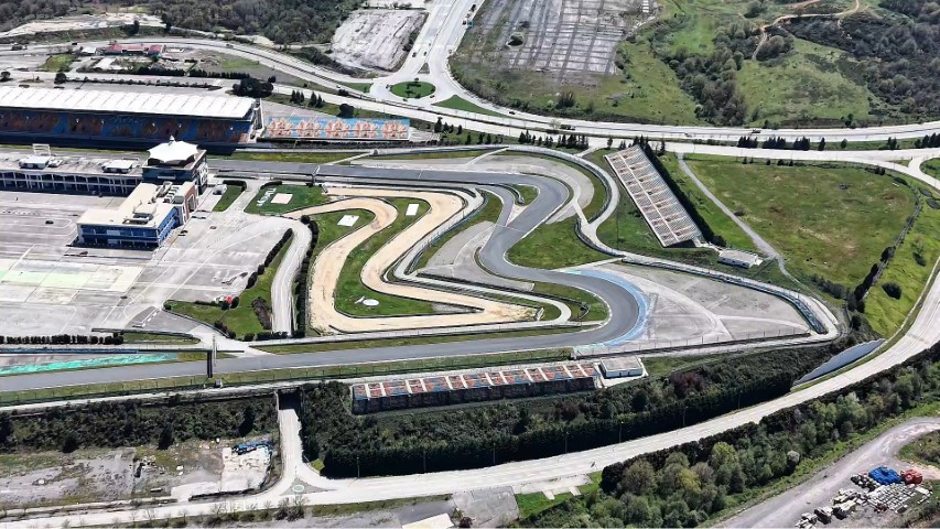 Formula 1 için geri sayım başladı: İstanbul Park havadan görüntülendi