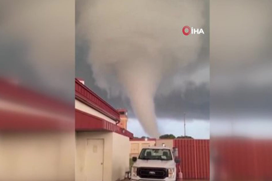 ABD'de hortum: Vance Hava Kuvvetleri üssü de zarar gördü