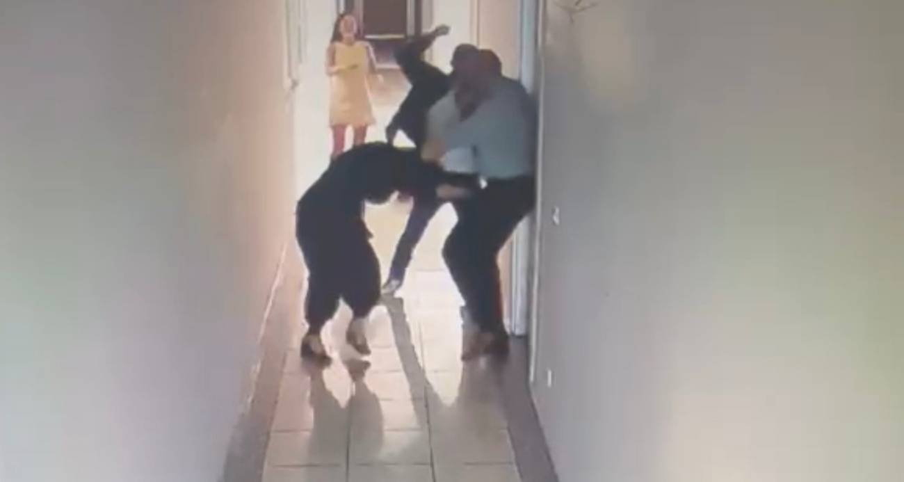 Olay anı güvenlik kameralarına yansırken, gözaltına alınan iş adamı tutuklandı.