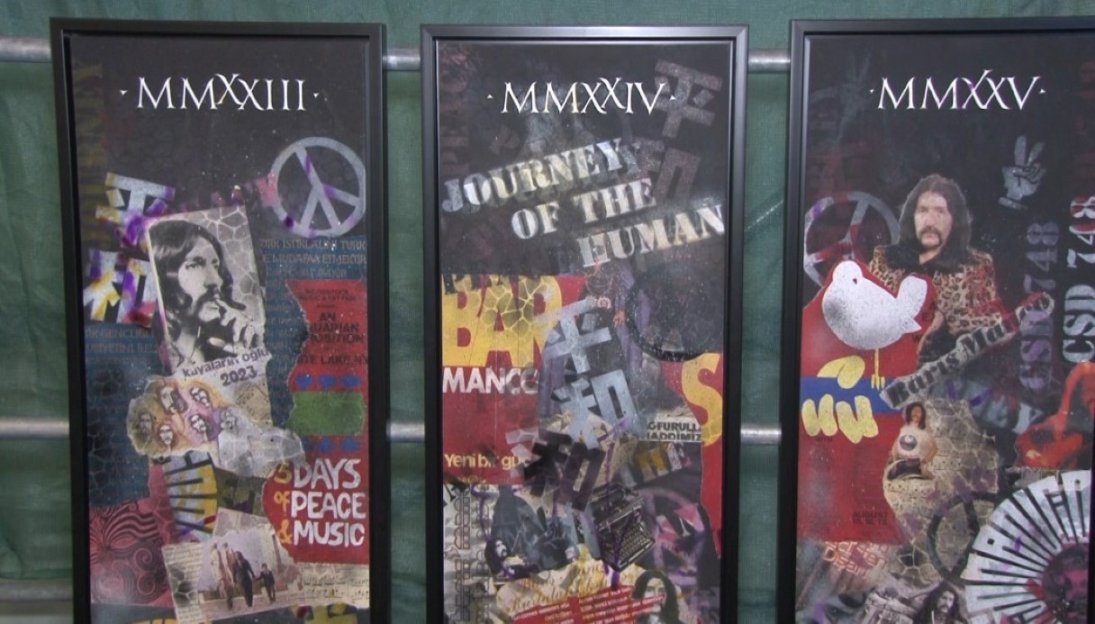 Barış Manço’nun şarkılarından esinlenilerek yapılan eserler sanatseverlerle buluştu