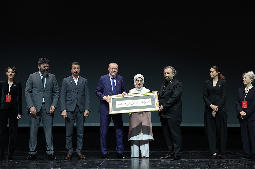 Cumhurbaşkanı Erdoğan İstanbul’da film galasına katıldı