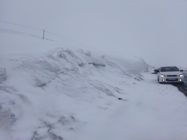 Kar kalınlığı tabela boyunu geçti