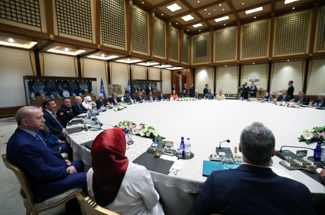 Cumhurbaşkanı Erdoğan, işçi ve işveren temsilcilerini kabul etti