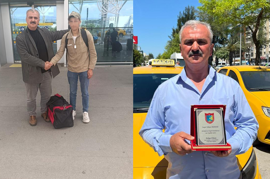 Parası çalınan askerin imdadına taksi şoförü yetişti