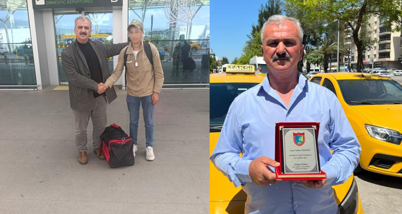 Parası çalınan askerin imdadına taksi şoförü yetişti