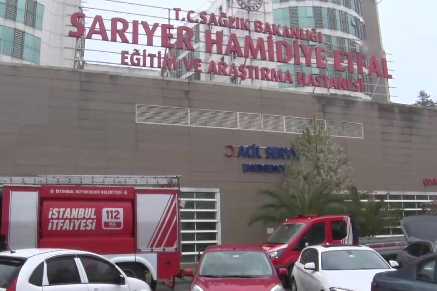Sarıyer’de hastanede yangın paniği