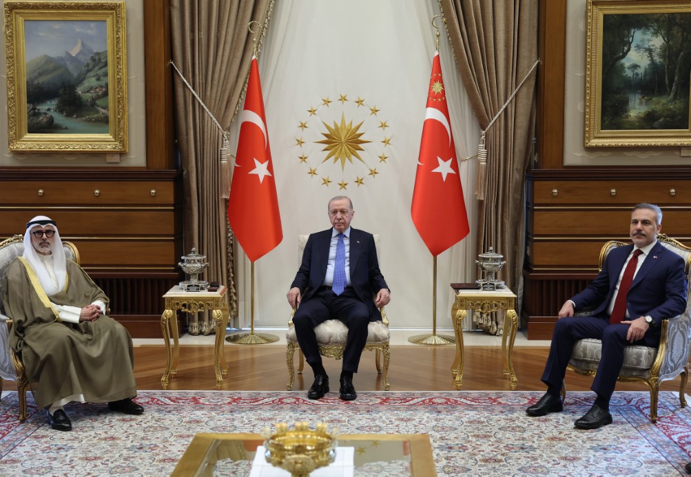 Cumhurbaşkanı Erdoğan, Kuveyt Dışişleri Bakanı Sabah’ı kabul etti