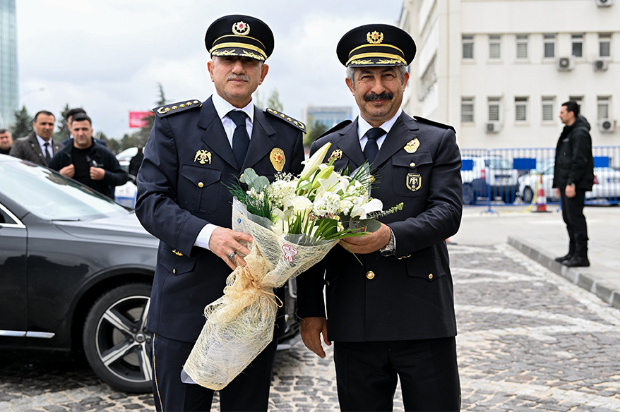 Ankara İl Emniyet Müdürü Maksut Yüksek düzenlenen törenle görevine başladı