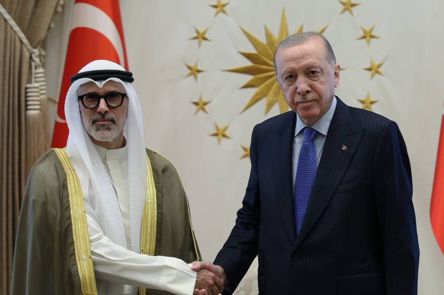 Cumhurbaşkanı Erdoğan, Kuveyt Dışişleri Bakanı Sabah’ı kabul etti