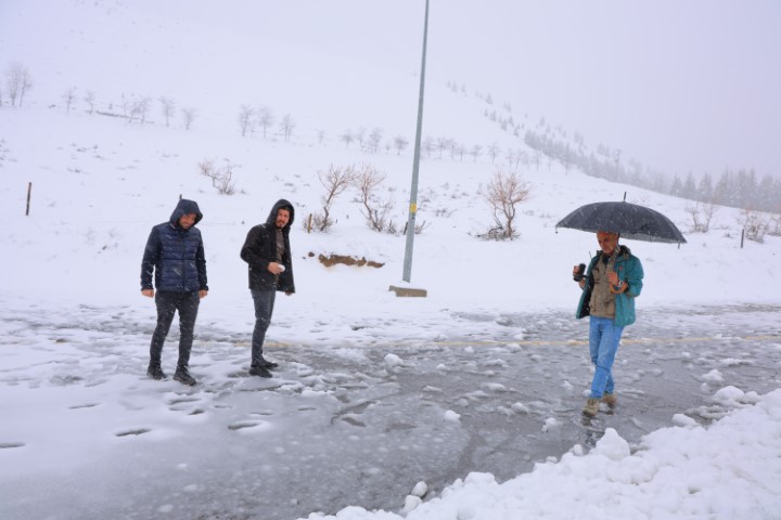 Kahramanmaraş’ta mayısta kar sürprizi