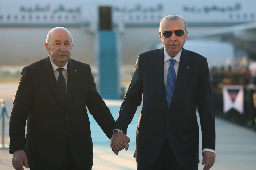 Cumhurbaşkanı Erdoğan, Cezayir Cumhurbaşkanı Tebbun’u karşıladı