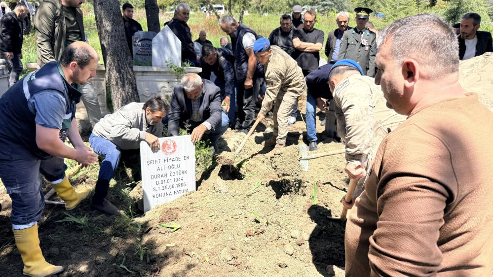 Tokatlı şehit 61 yıl sonra memleketinde defnedildi