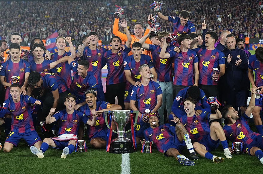 La Liga’da şampiyon Barcelona