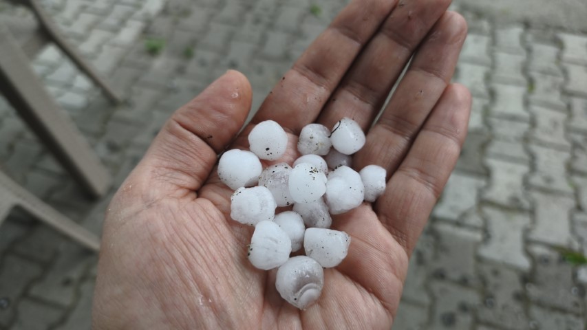 Manisa’yı dolu vurdu