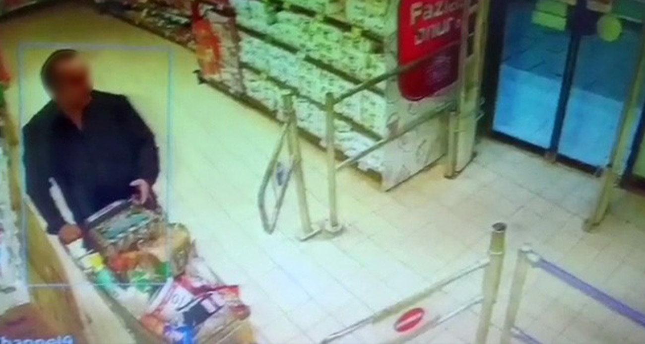Arnavutköy’de 10 bin TL’lik market hırsızlığı kamerada
