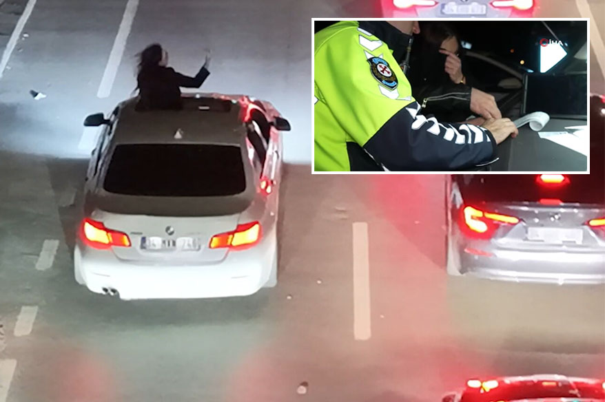 Sunrooftan çıktı, ceza yiyince beddua etti