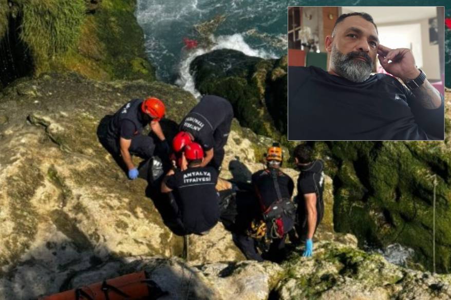 Antalya’da 40 metrelik falezlerden düşen şahıs hayatını kaybetti