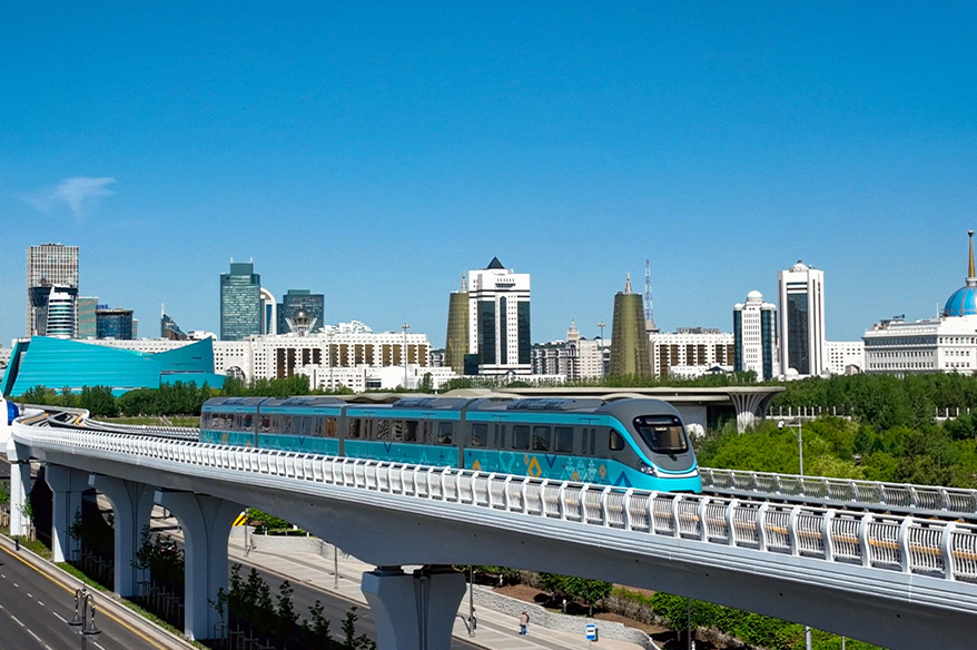 Astana’da Hafif Raylı Sistem hizmete açıldı