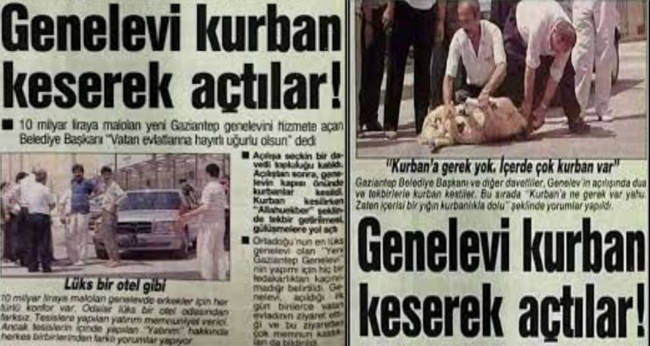 CHP’li Belediye Başkanının kurban keserek, dualarla açtığı genelevin yerine okul