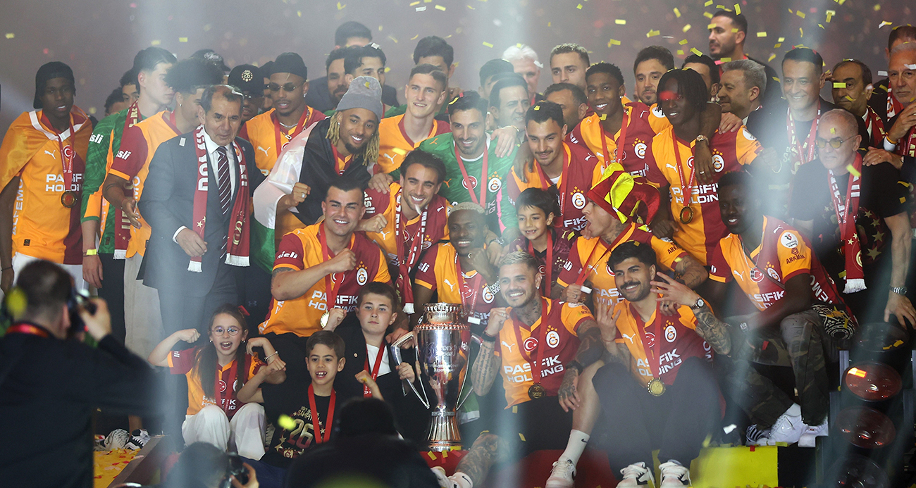 Galatasaray ligi 77 puanla şampiyon olarak tamamladı
