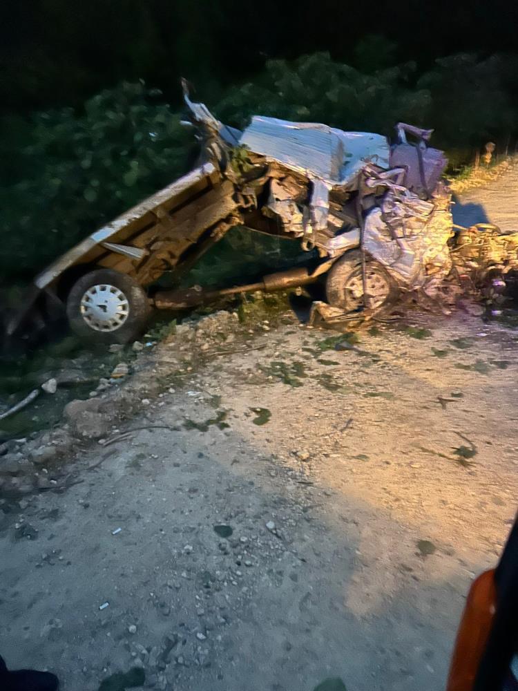 Yamaçtan yuvarlanan aracın sürücüsü dehşet anlarını anlattı: 