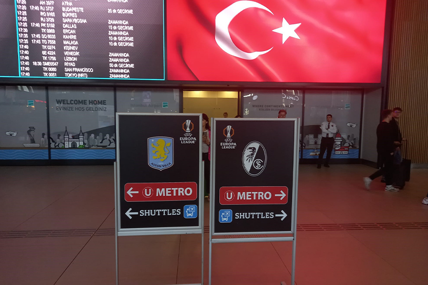 İstanbul Havalimanı’nda Avrupa Ligi Finali heyecanı yaşanıyor