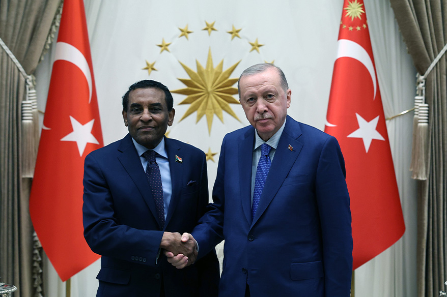 Cumhurbaşkanı Erdoğan, Sudan Başbakanı Kamil İdris’i kabul etti