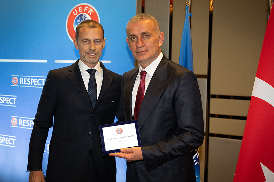 TFF Başkanı Hacıosmanoğlu, UEFA Yönetim Kurulu Toplantısı’na katıldı