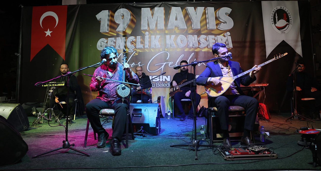 Sungurlu’da 19 Mayıs coşkusu konserle taçlandı