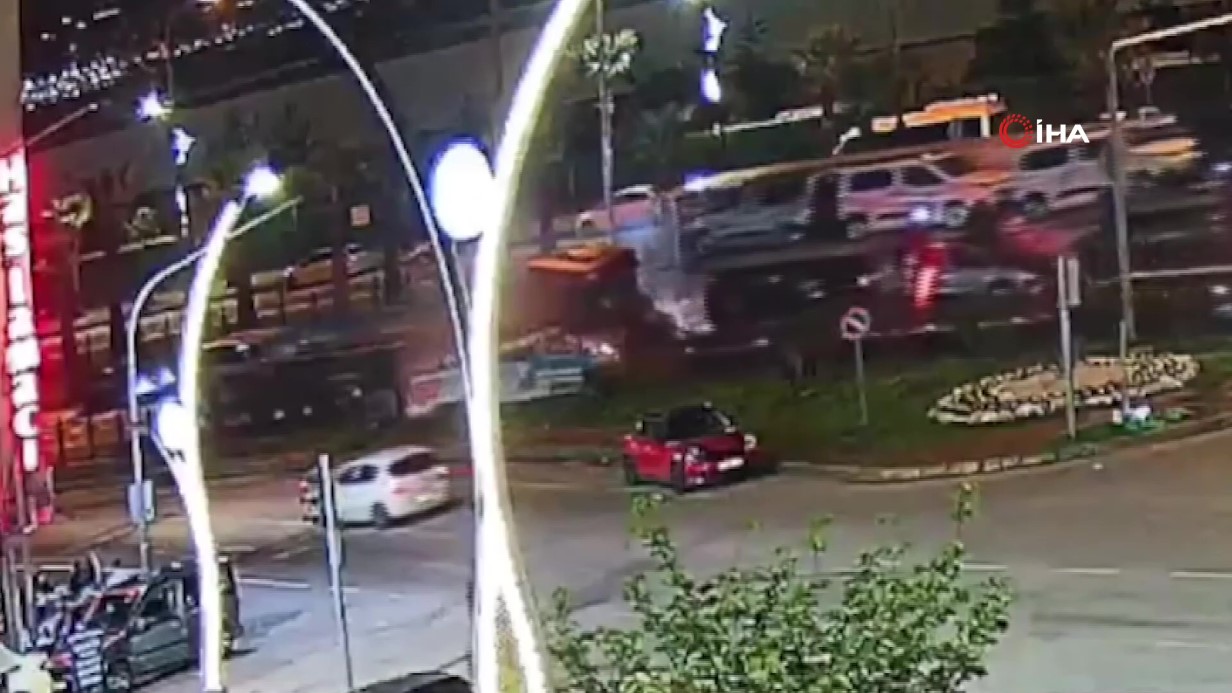 Giresun’da 5 kişinin öldüğü, 6 kişinin yaralandığı kaza anı kamerada