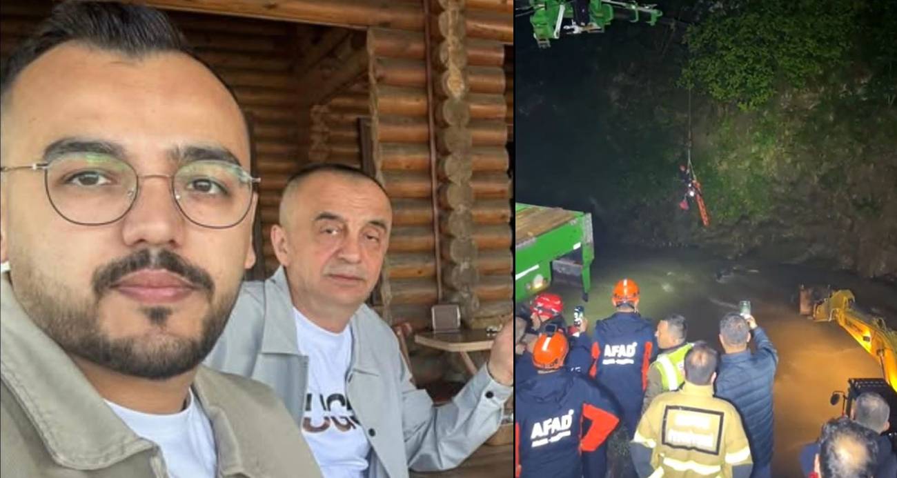 Giresun’un Yağlıdere ilçesinde balık avlamak için dereye giren amca ile yeğeni, aniden yükselen suya kapıldı.