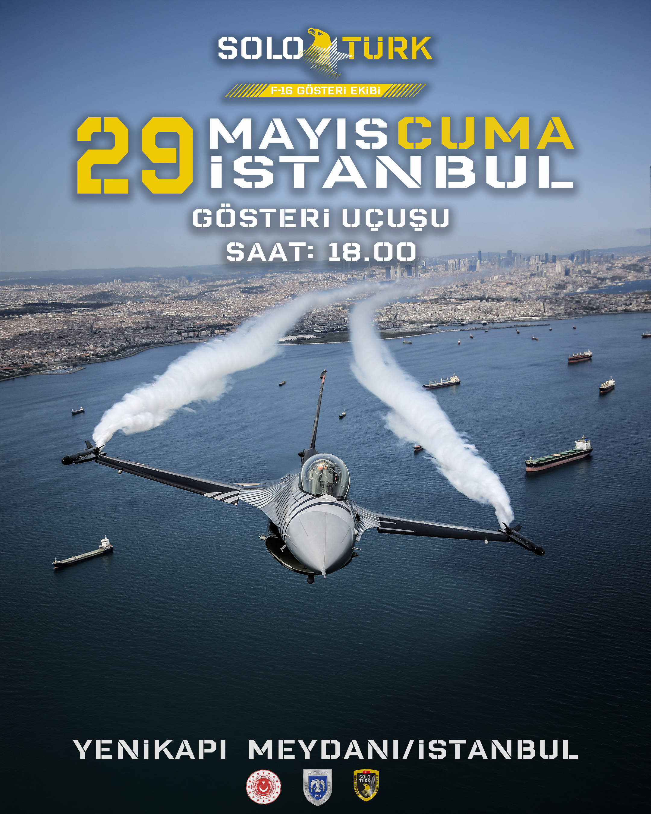 İstanbul’un fethi etkinlerinde SOLOTÜRK gösteri uçuşu yapacak