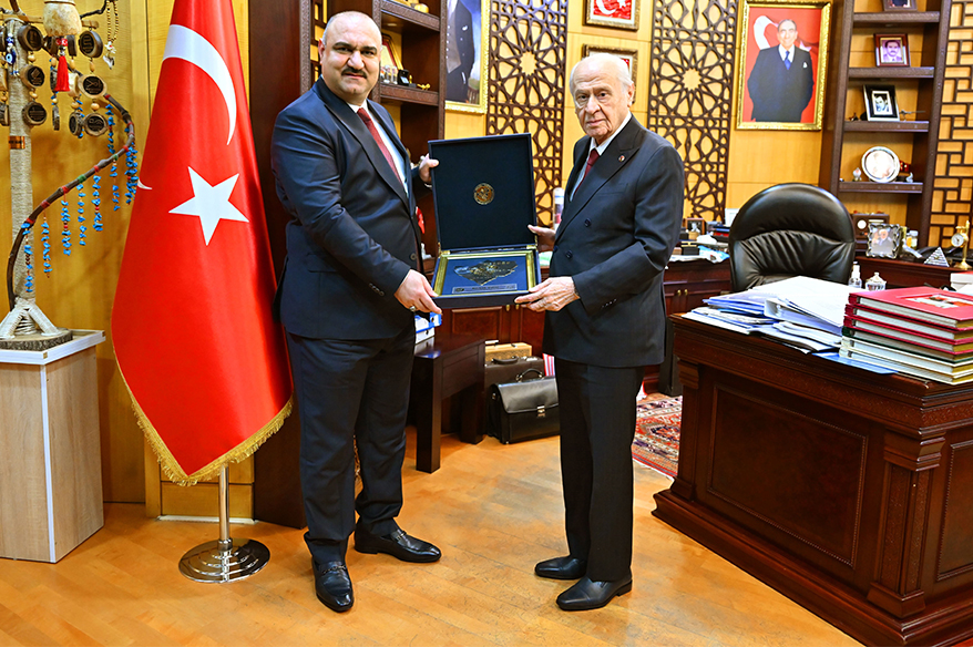 MHP Lideri Bahçeli, Kerkük Valisi Ağa’yı kabul etti