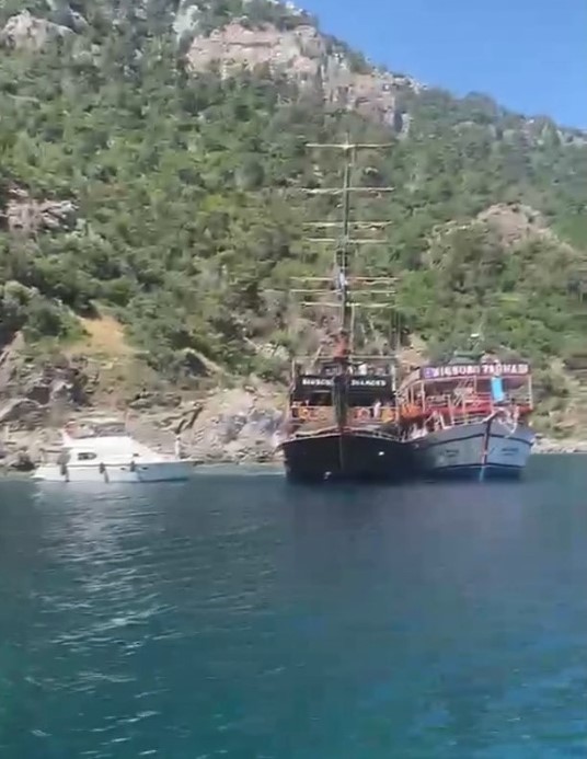 Gezi teknesindeki tahliye anına ait görüntüler ortaya çıktı