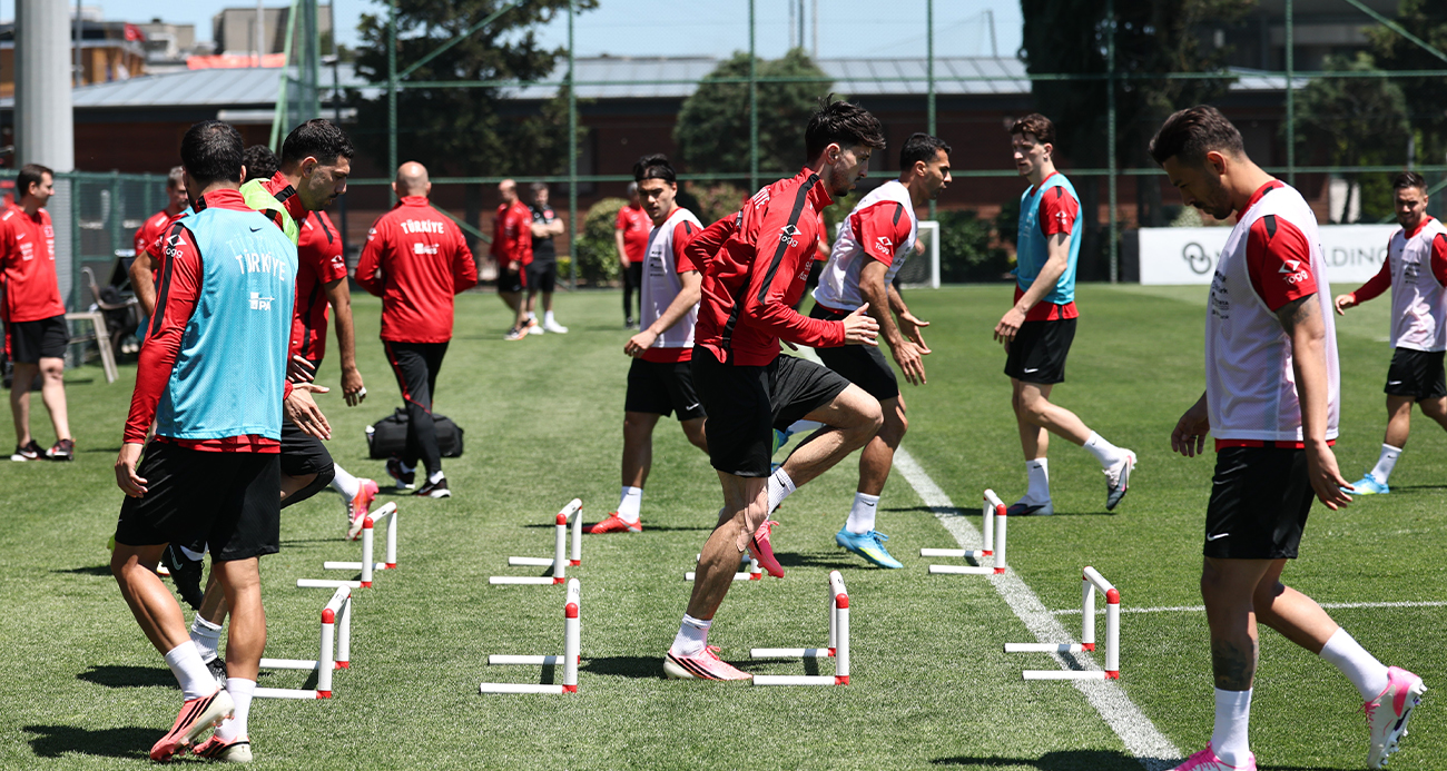 A Milli Futbol Takımı, Kuzey Makedonya hazırlıklarını sürdürüyor