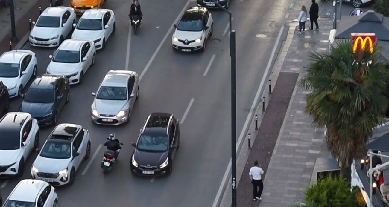Uyanık motorcu ekiplerden kaçamadı