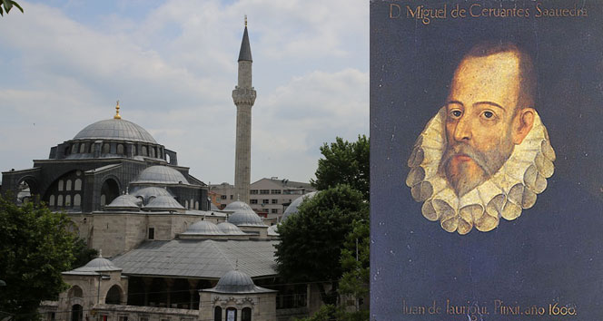 Don Kişot&#039;un yazarı Türkiye&#039;de hangi cami inşaatında çalıştı?