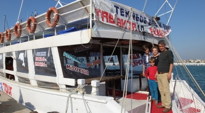 Burhaniye&#039;de Gezi Teknesi Balıkçı Lokantası Oldu