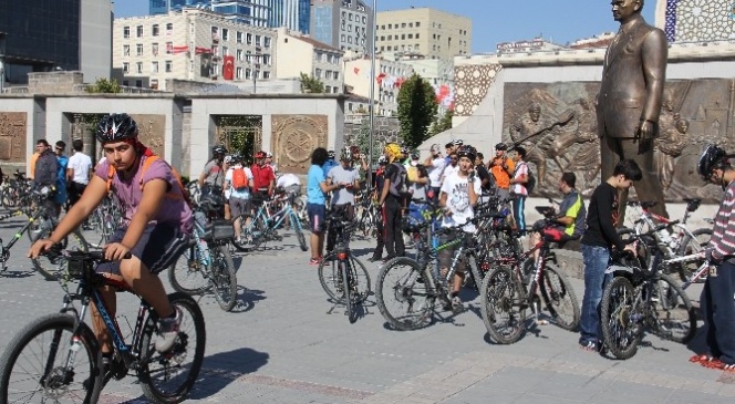Kayserili Bisiklet Grupları Kalp Sağlığı İçin Pedal Çevirdi