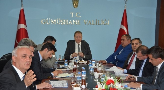 Gümüşhane İl Özel İdaresi'nin 2015 İş Sezonu Yatırımları Değerlendirildi
